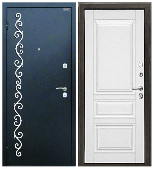 Стальная дверь «Кованая-8»